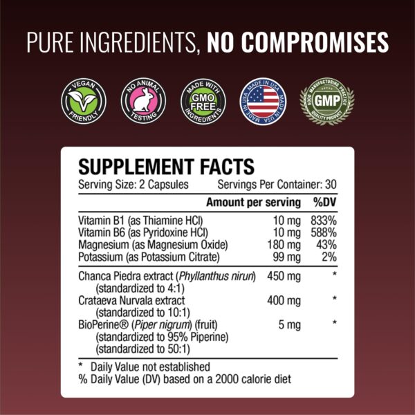 Suplemento Approved Science Stonexyl 60 cápsulas veganas