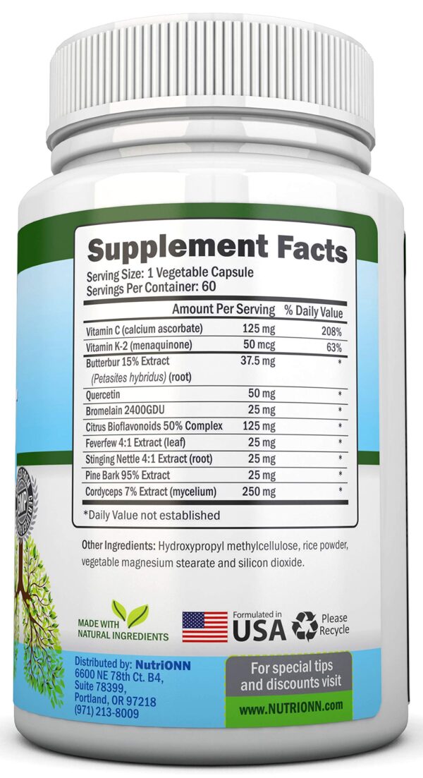 Fórmula no transgénica limpieza pulmonar NutriONN