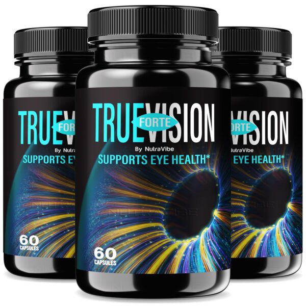 Frente de envase NutraVibe TrueVision Forte