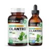 Frasco BIO KRAUTER cápsulas de cilantro 100 unidades