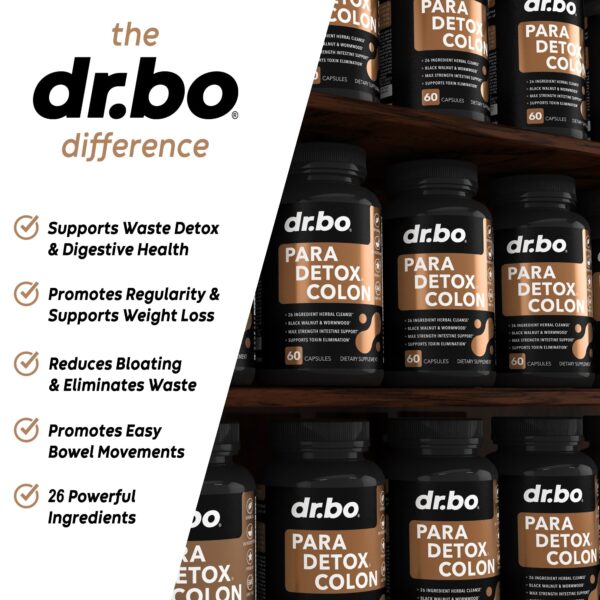 Cápsulas naturales para detox del colon y sistema digestivo