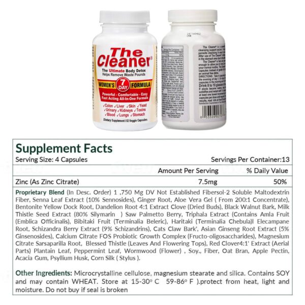 The Cleaner detox para colon, hígado, piel y más