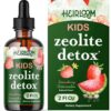 Gotas de desintoxicacion con zeolita para ninos sabor fresa sandia