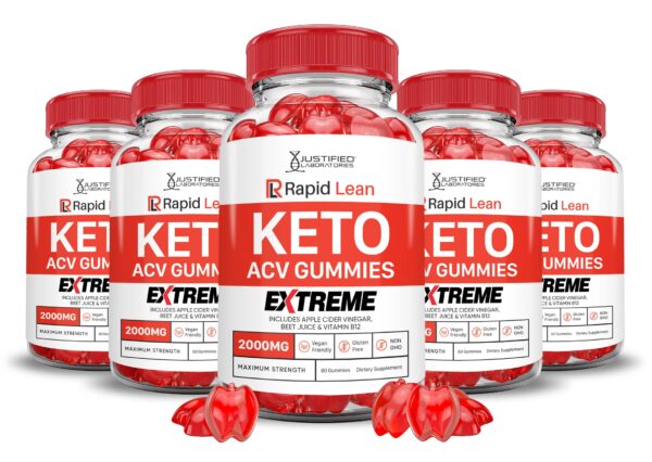 Paquete de gominolas Rapid Lean Keto ACV 2000mg veganas Paquete de gominolas Rapid Lean Keto ACV 2000mg veganas