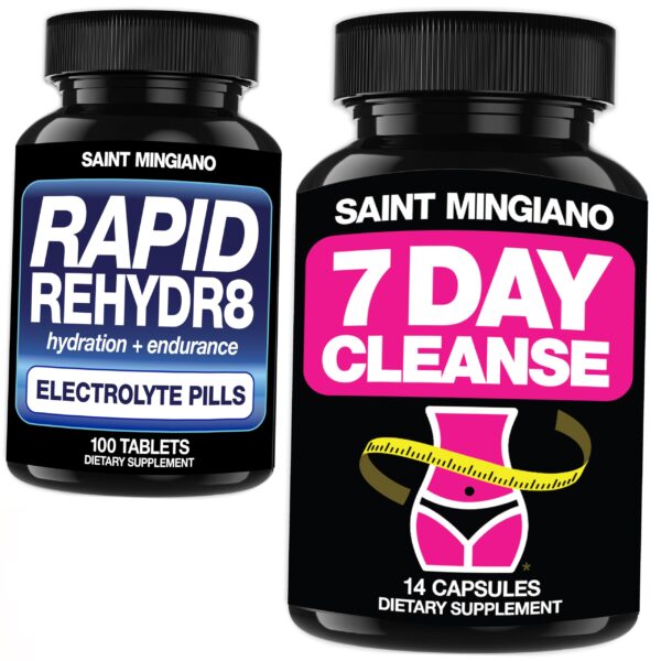 Producto Saint Mingiano programa limpieza 7 días con tabletas electrolíticas
