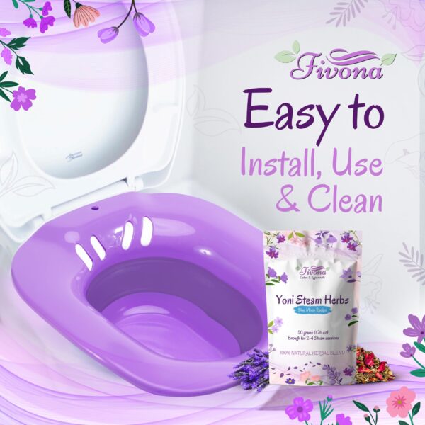 Accesorios kit vapor yoni fivona color morado