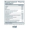 Cápsulas de suplemento antioxidante para soporte hepático Vital Nutrients