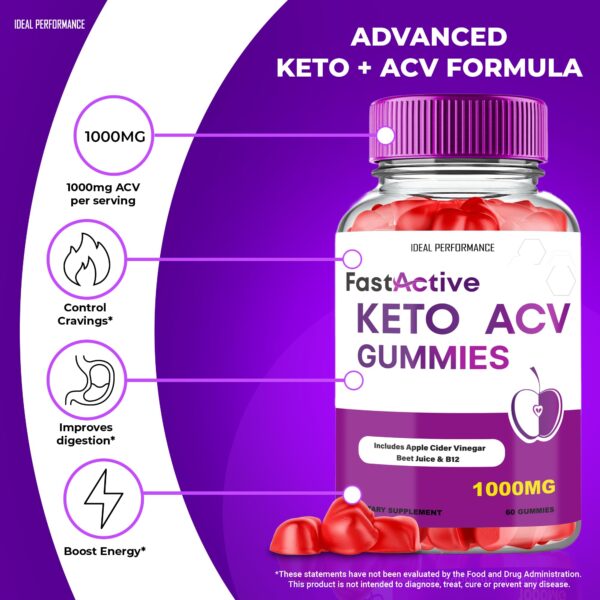 Detalles de la botella Gomitas Keto ACV