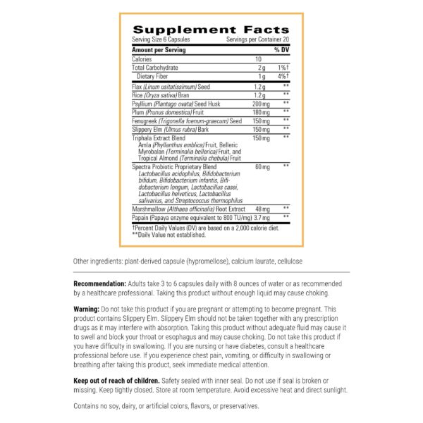 Integrative Therapeutics Blue Heron caja detox con fibra
