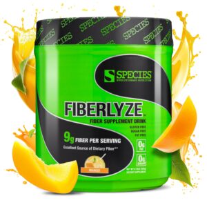 Suplemento Fiberlyze de fibra de psyllium sabor mango Species Nutrition