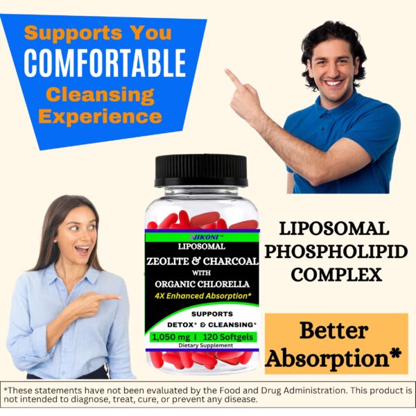 Nikoni cápsulas blandas para detox y soporte digestivo saludable