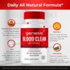 Cápsulas GenesisBloodClean natural para salud cardiovascular