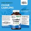 Suplemento vegano Wild & Organic detox alcohol en cápsulas