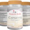 Detalle paquete y cápsula Capisette retención agua