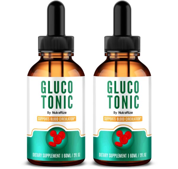 Gluco Tonic gotas líquidas apoyo energía circulación