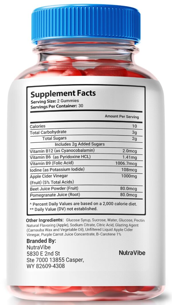 Detalle gomitas Smooth Biotics para apoyo salud femenina