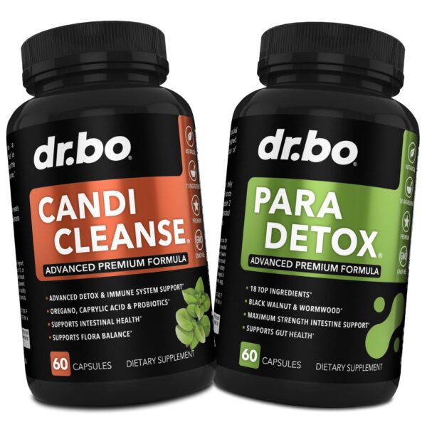 Suplemento detox intestinal Candi Cleanse en botella