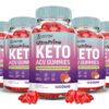 Ultra prime gomas keto acv sabor frutal paquete 5
