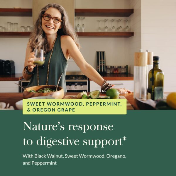 Gaia Herbs Microbiome Cleanse suplemento natural para limpieza del tracto GI