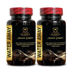 Generic Water Out pastillas diuréticas sin cafeína 2 botellas