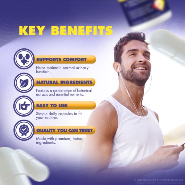 Etiqueta del producto ProstaHelp NutraVibe