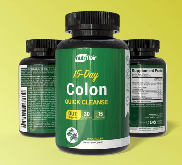 Ingredientes naturales para detox intestinal en cápsulas