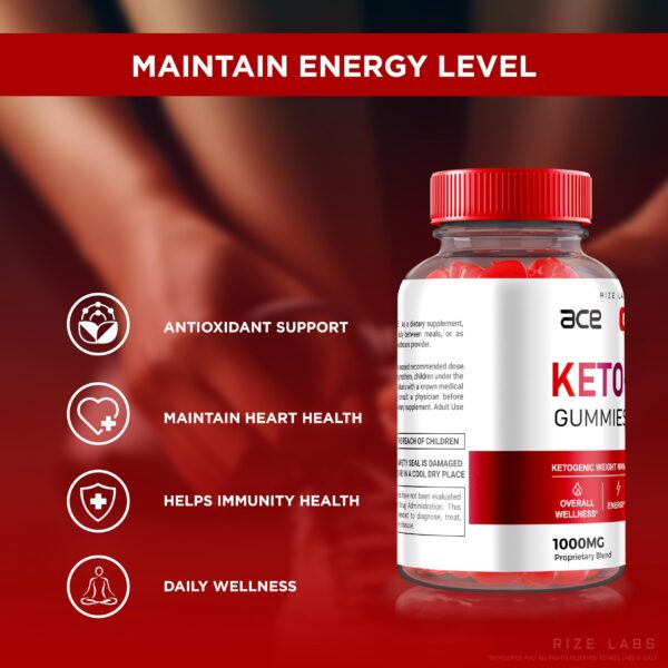 Suplemento Ace Keto ACV gomitas para bajar de peso