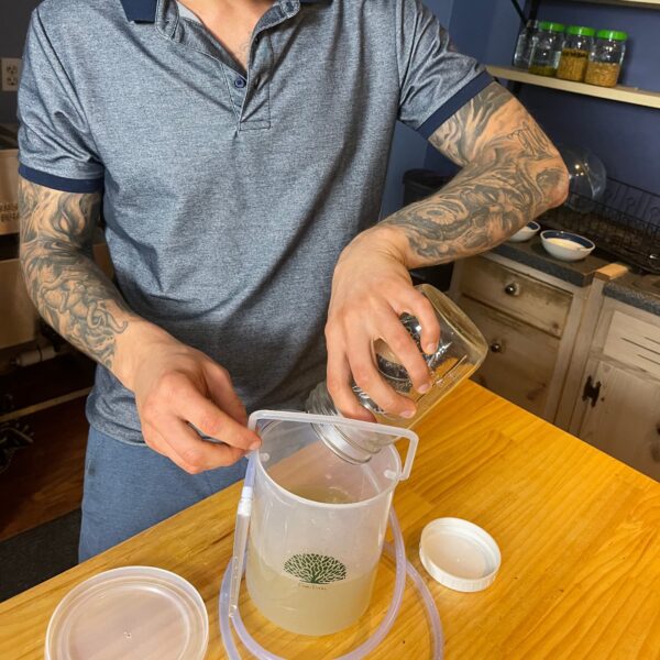 Kit enema Cor-Vital con tubos y café para limpieza intestinal