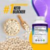 Cápsulas Toplux Keto Blocker suplemento natural para dieta keto