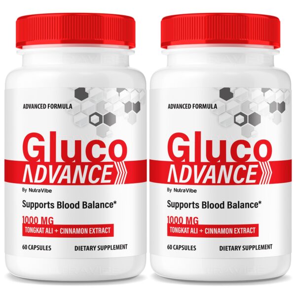 NutraVibe Gluco Advance caja frontal