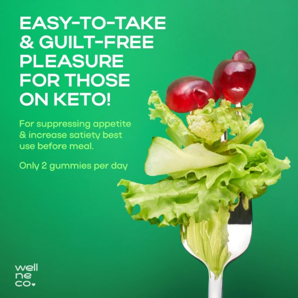 Gomitas Keto ACV forma manzana Wellneco