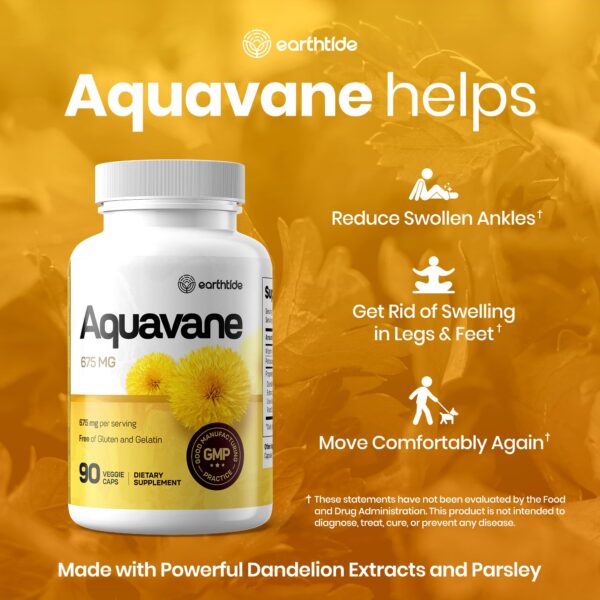 Alivio efectivo Aquavane para pies, tobillos y piernas hinchadas