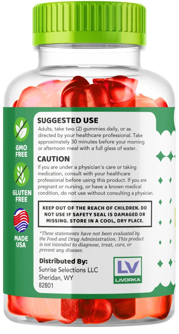 Bolsa de gomitas KetoLyte ACV fórmula avanzada para 2 meses