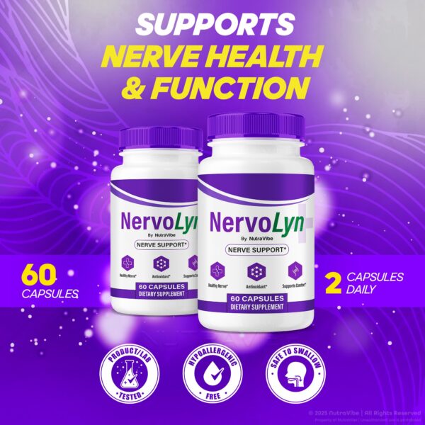 Etiqueta NervoLyn detalle principal Etiqueta NervoLyn detalle principal