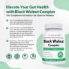 Suplemento Nutracraft Black Walnut para salud intestinal