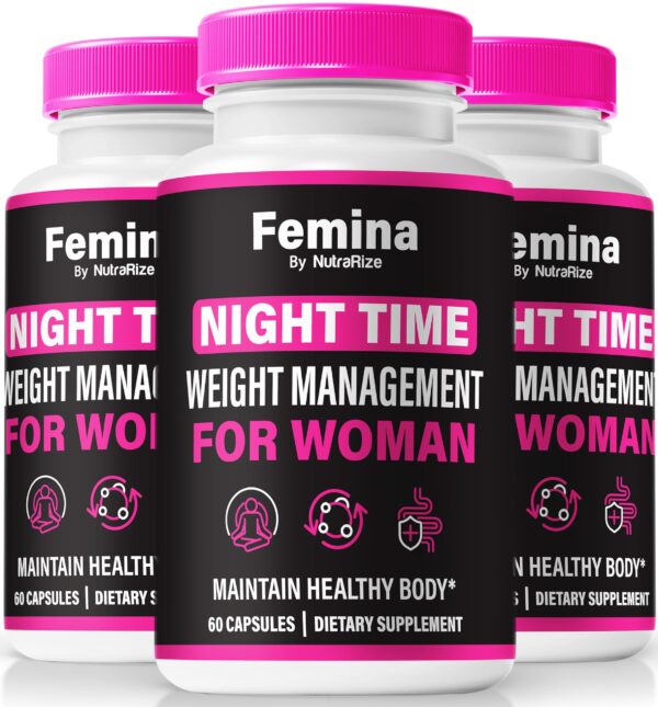 Cápsulas Femina de noche salud mujer paquete 3