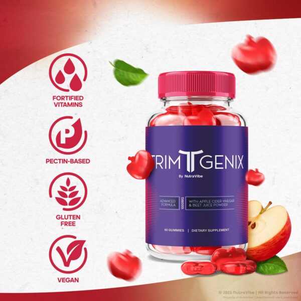 Etiqueta informativa NutraVibe Trim Genix