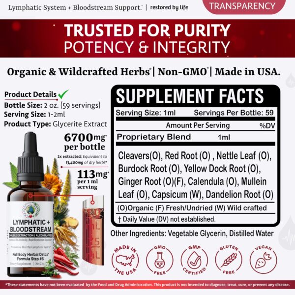 Extracto suplemento Restored By Life 2 oz