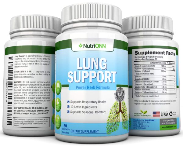 Suplemento pulmón NutriONN mucosidad apoyo