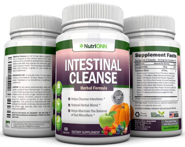 Cápsulas detox natural para mejorar digestión y energía NutriONN