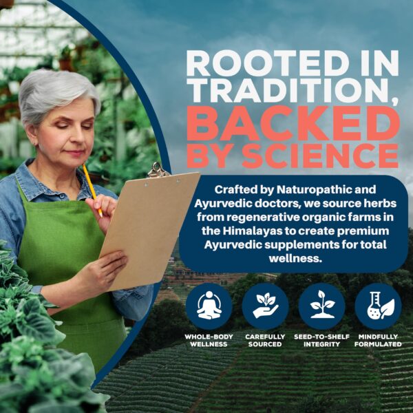 Ayush Herbs Trifal suplemento ayurvédico para hombres y mujeres