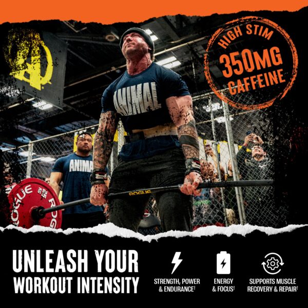 Animal Fury pre entreno para energía y enfoque