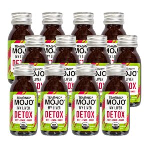TEAONIC My Liver Mojo shots detox naturales paquete 12