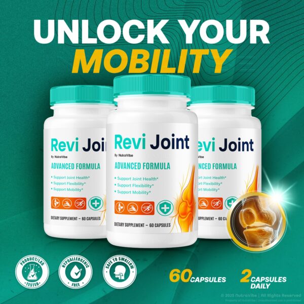 Cápsulas Revi Joint en primer plano