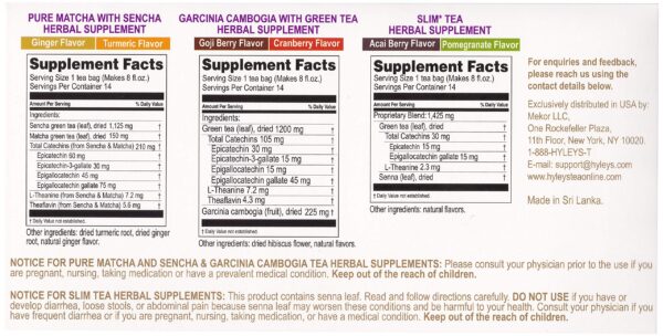 Té Hyleys Slim para pérdida de peso