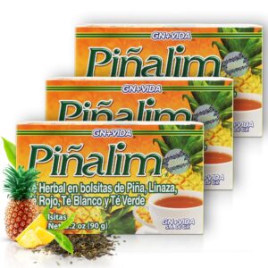 Caja té Pinalim GN+Vida mezcla natural sin cafeína paquete 3 unidades
