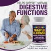 Temple cleanse detox vegano y sin gluten 120 cápsulas
