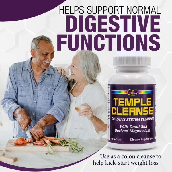 Temple cleanse detox vegano y sin gluten 120 cápsulas