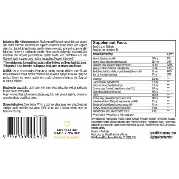 Suplementos para digestión y detox JSHealth