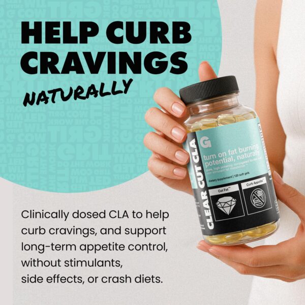 Cápsulas de CLA Clear Cut para fitness y composición corporal